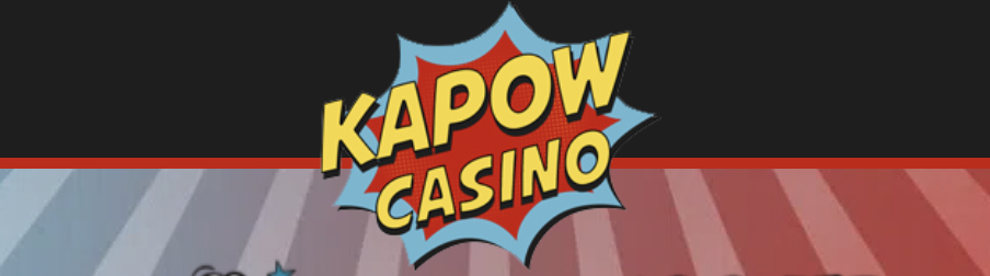 kapow casino logo banner